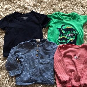 12 month baby boy t shirt bundle